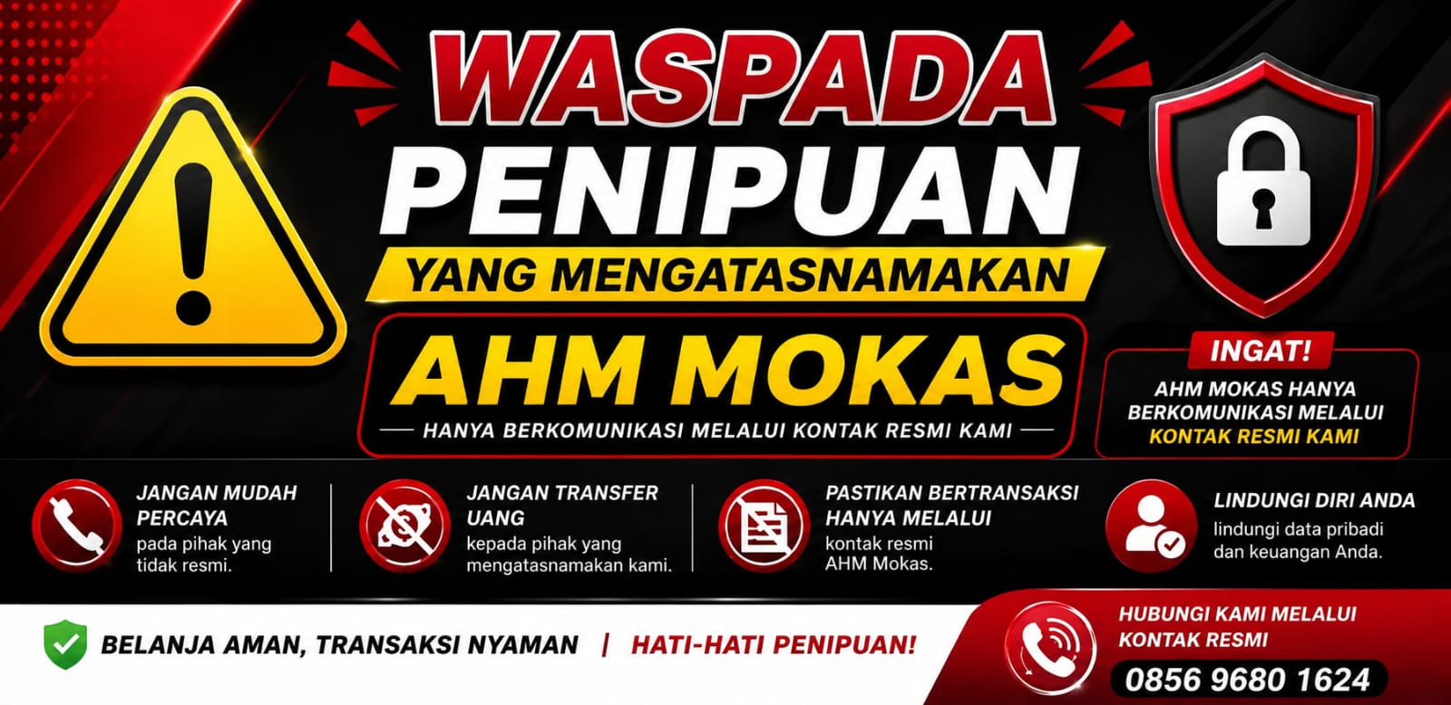 Waspada Penipuan AHM MOKAS